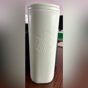 Starbucks Embossed Mermaid Logo Recycled Plastic Tumbler
